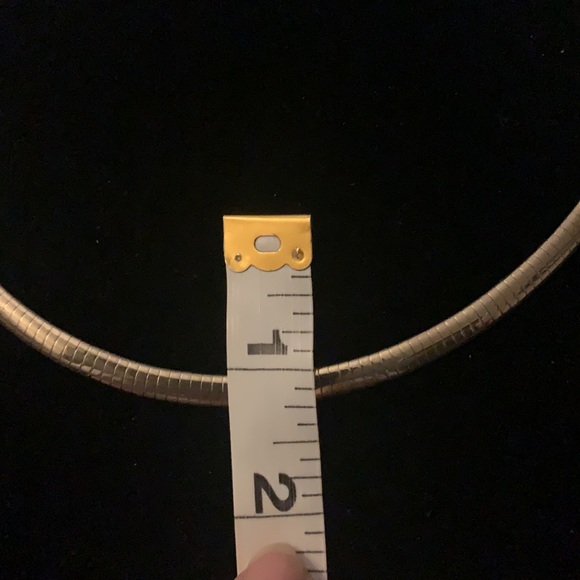 20in Gold Tone Omega Necklace - Picture 3 of 5